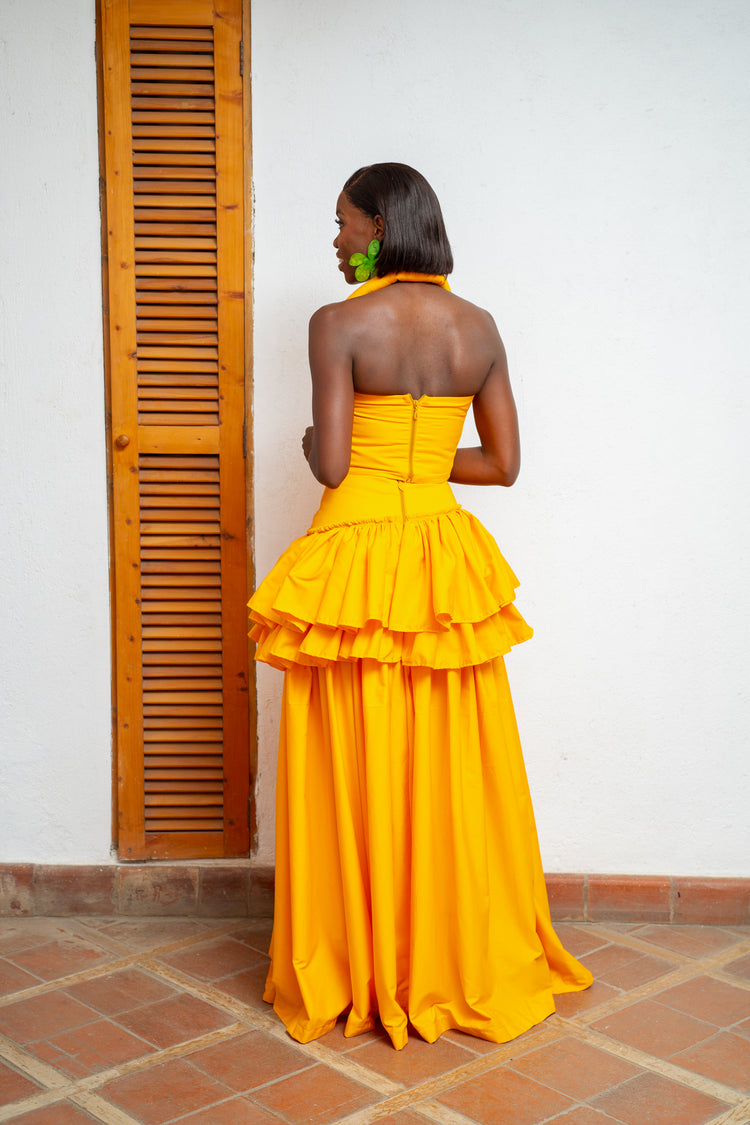 The Waridi Skirt Set - Mango