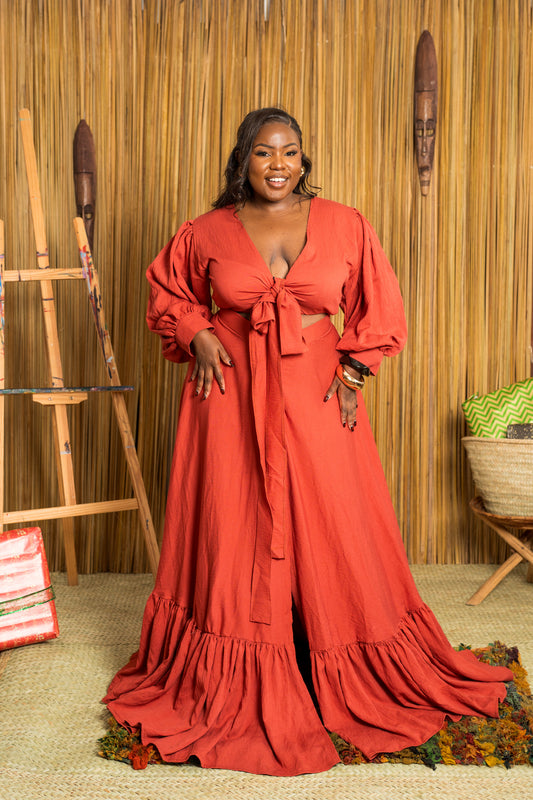 Tamasha Linen Skirt Set