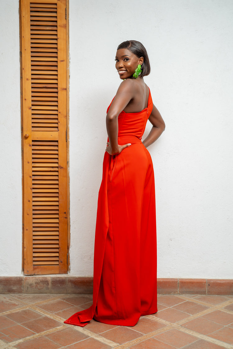 Diallo Set Burnt Orange