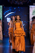 WARIDI SKIRT SET- RUSTY BROWN