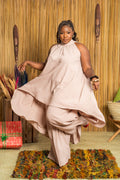 Zahara Linen Pant Set -Sand