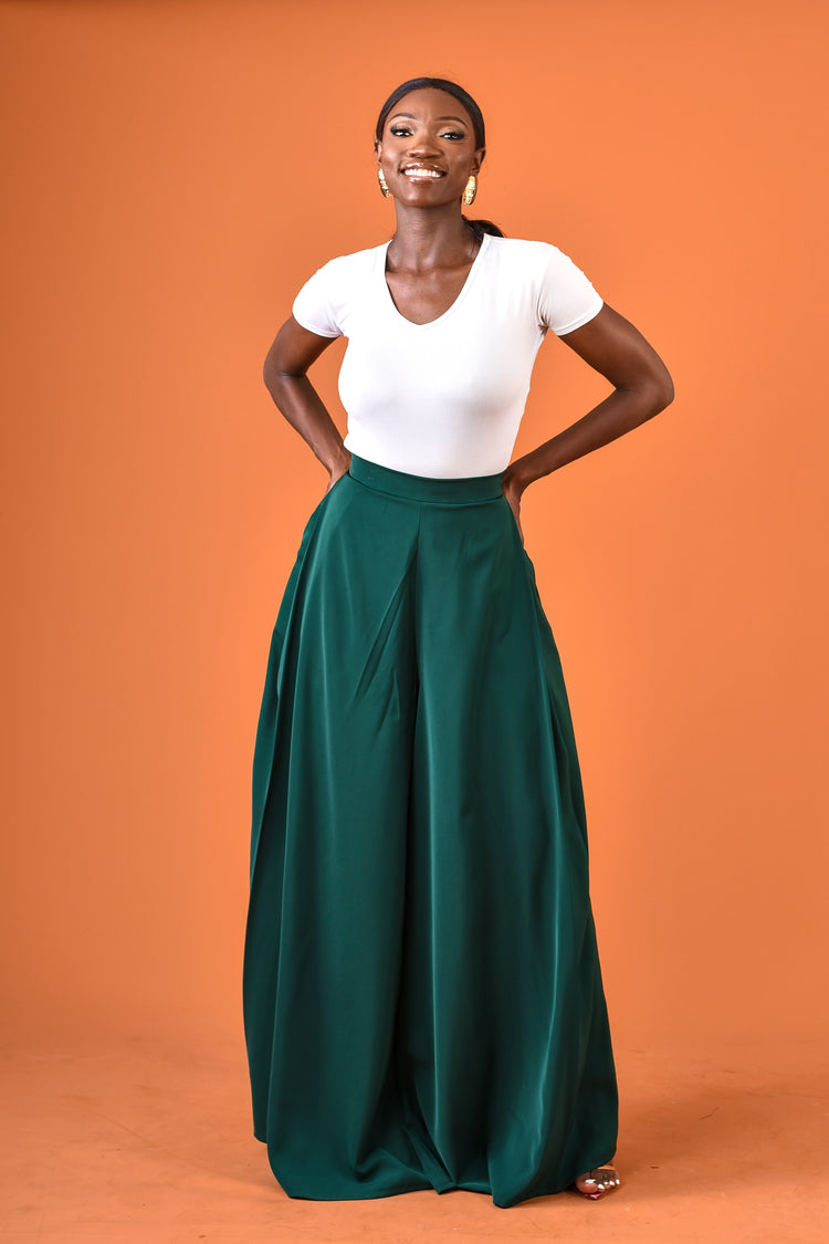 Afya Pants Emerald  Green