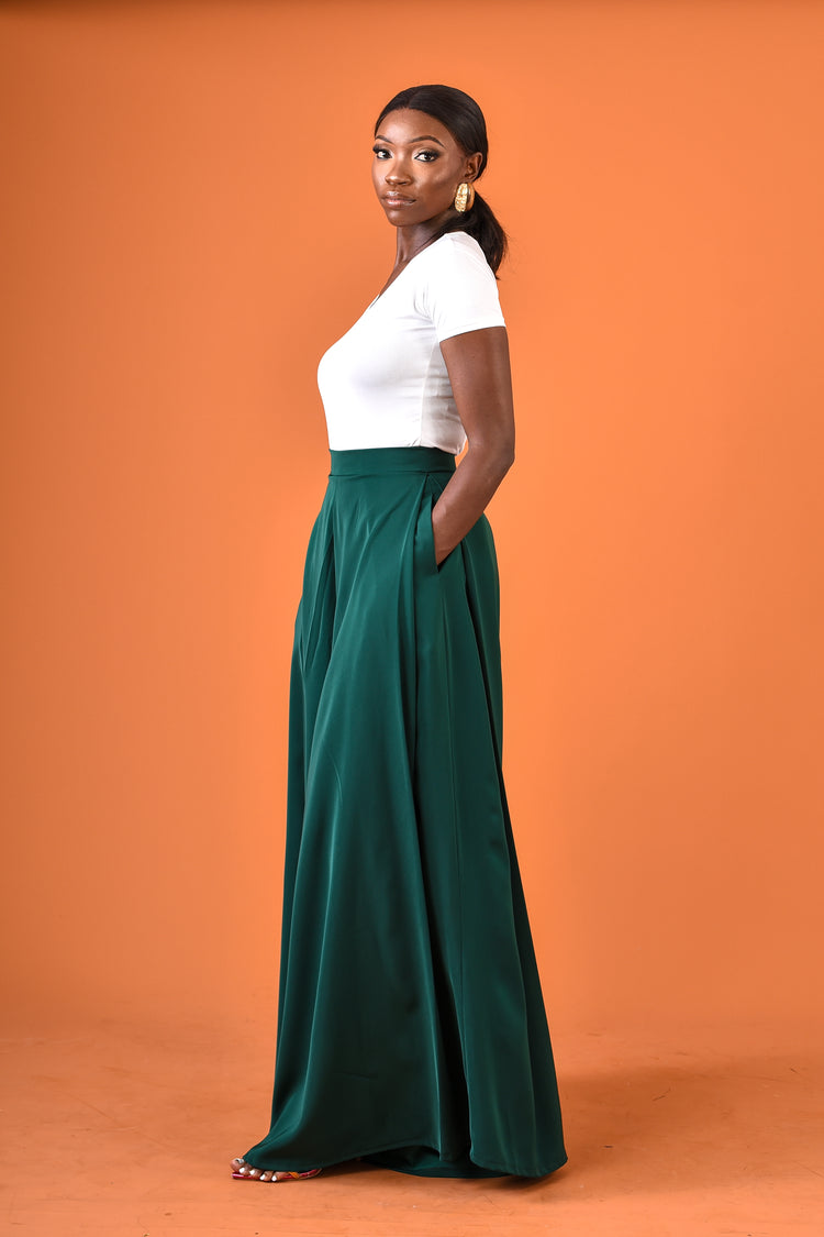 Afya Pants Emerald  Green