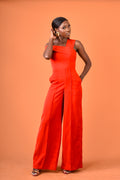 Lina Jumpsuit-Burnt Orange